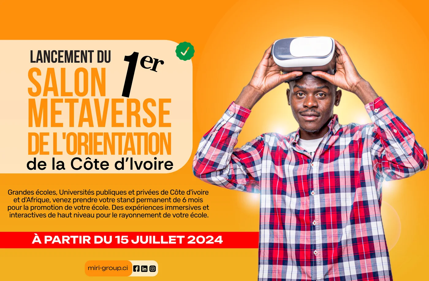 Le Salon Métaverse de l'Orientation de Côte d'Ivoire