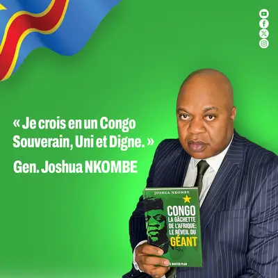 Visuel réalisé pour Général Joshua Nkombe