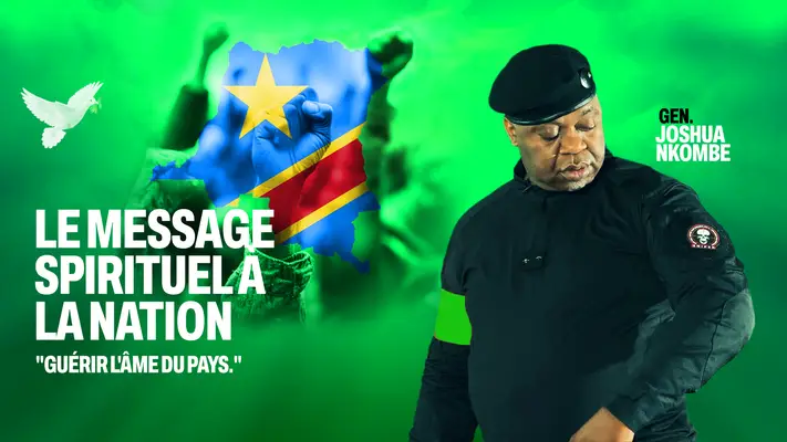 Visuel réalisé pour Général Joshua Nkombe
