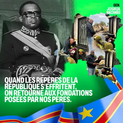 Visuel réalisé pour Général Joshua Nkombe